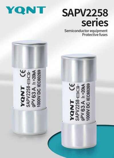 Enlace de fusible de 1000V CC/Gpv 63A DC, núcleo de fusible/vínculo de fusible de protección para equipos semiconductores