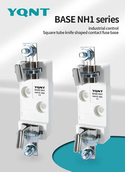 Base del fusible Nh y base del fusible de la serie Nt/Nh 1000V DC/base del fusible de la capacidad de ruptura 120ka