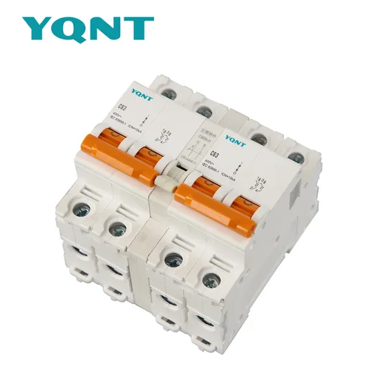 Disyuntor eléctrico OEM 10-63A/tipo normal MCB Yqnt/MCB de bajo voltaje